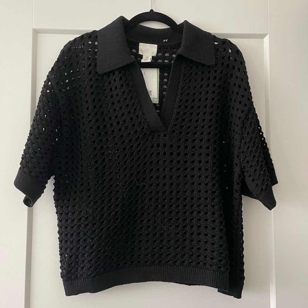 H&M Crochet Shirt